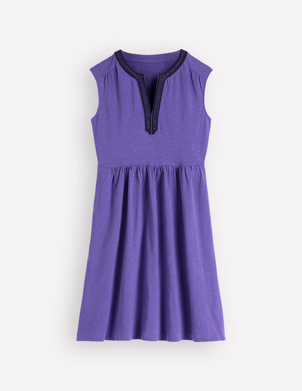May Jersey Short Dress-Han Purple