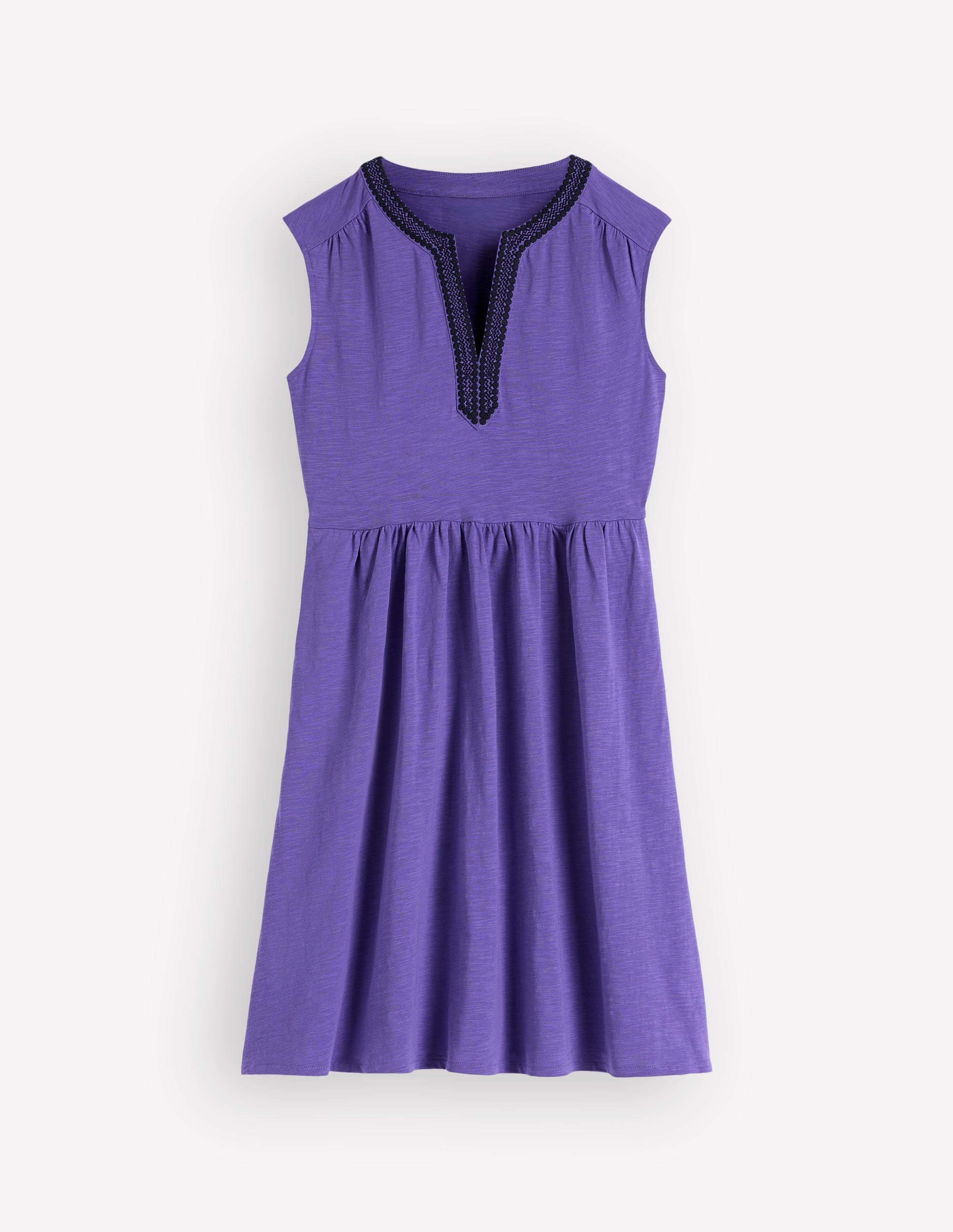 May Jersey Short Dress-Han Purple